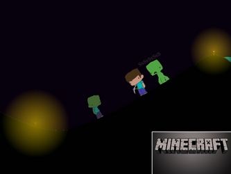 nighttime in minecraft