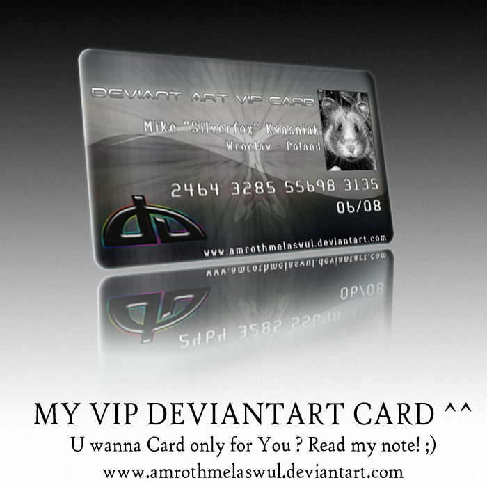 DeviantArt VIP Card