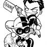 Chibi Harley, Joker, Hyena