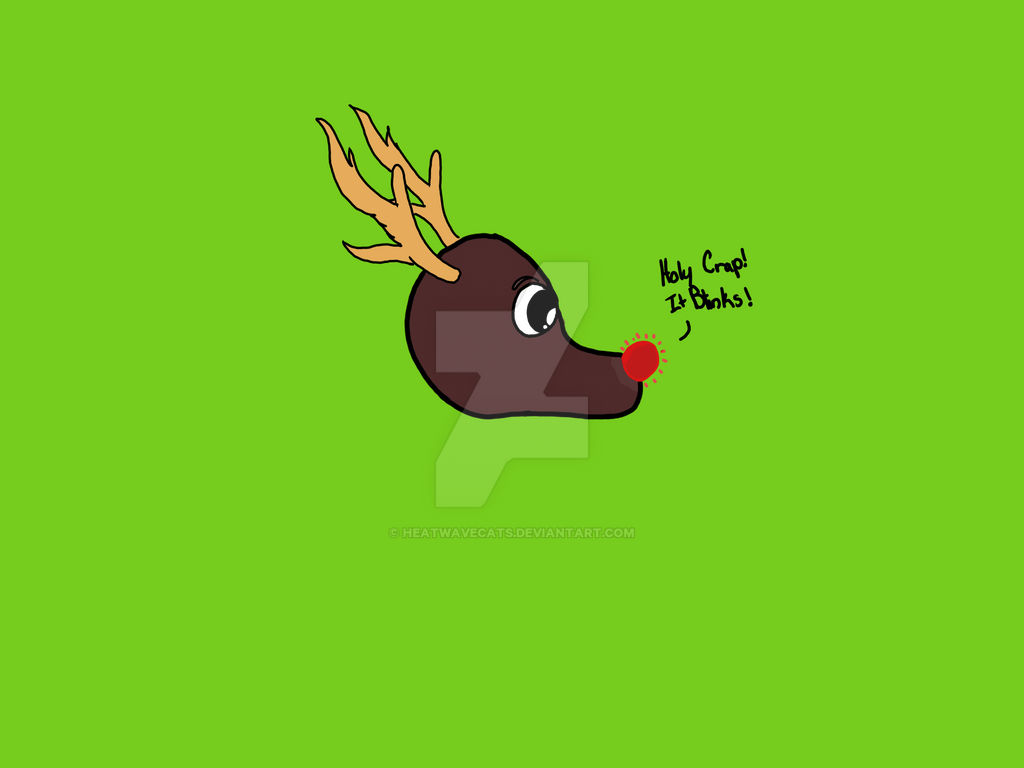 Rudolph is weird by Heatwavecats on DeviantArt