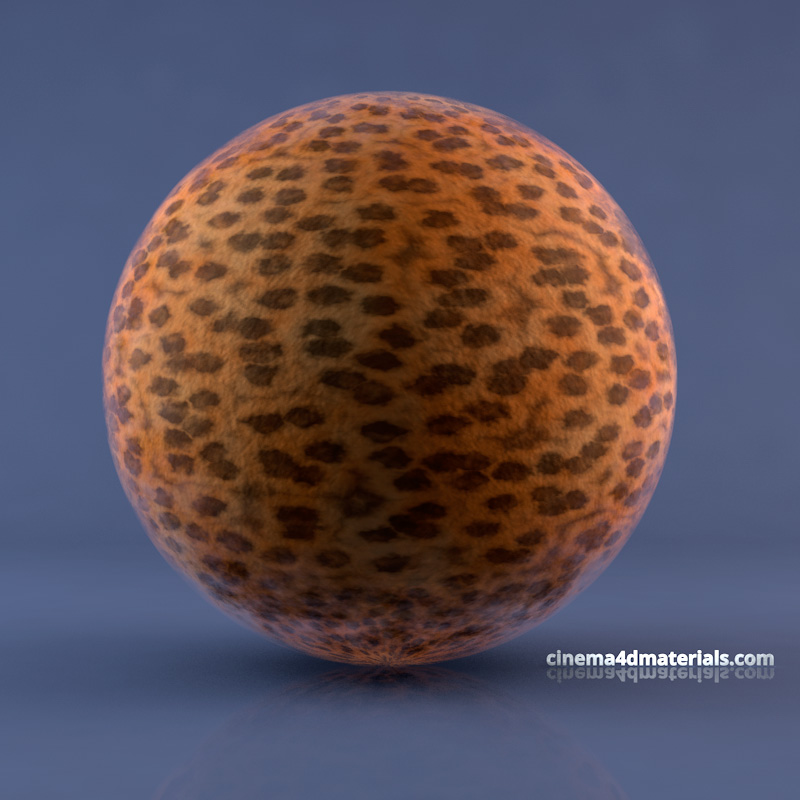 Cinema 4D Leopard Fur Material