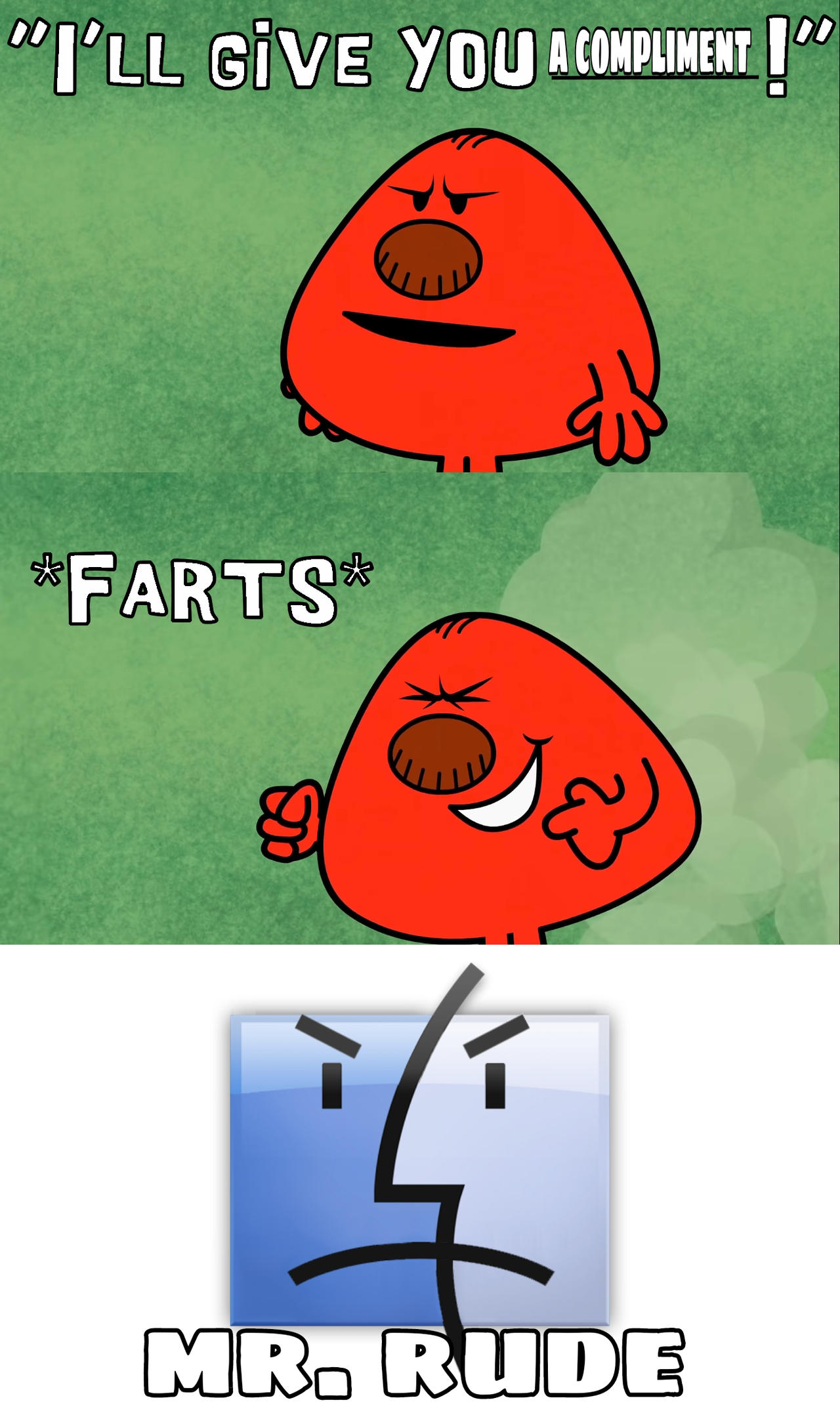 Michel How Rude Finder says Mr. Rude by Michel31212 on DeviantArt