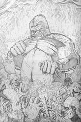 Kong vs Zombies - Comic Cover Sample