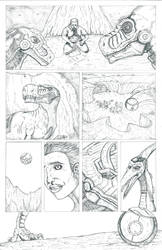 Jurassic Warp Page 1 - Comic Interior Sample