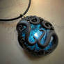 Tentacled Glass Necklace (turquoise)