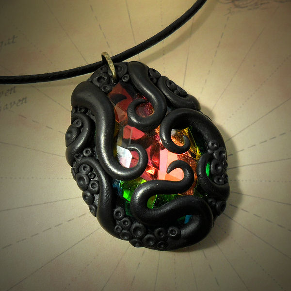 Tentacled Glass Necklace