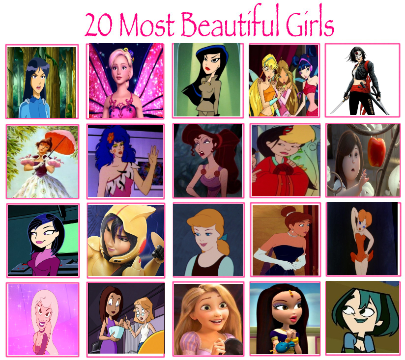 Most Female Deviantart Top 20 Most Beautiful Girls by Glory12383 on DeviantArt