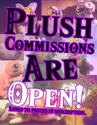 PLUSH COMMISSIONS ARE OPEN