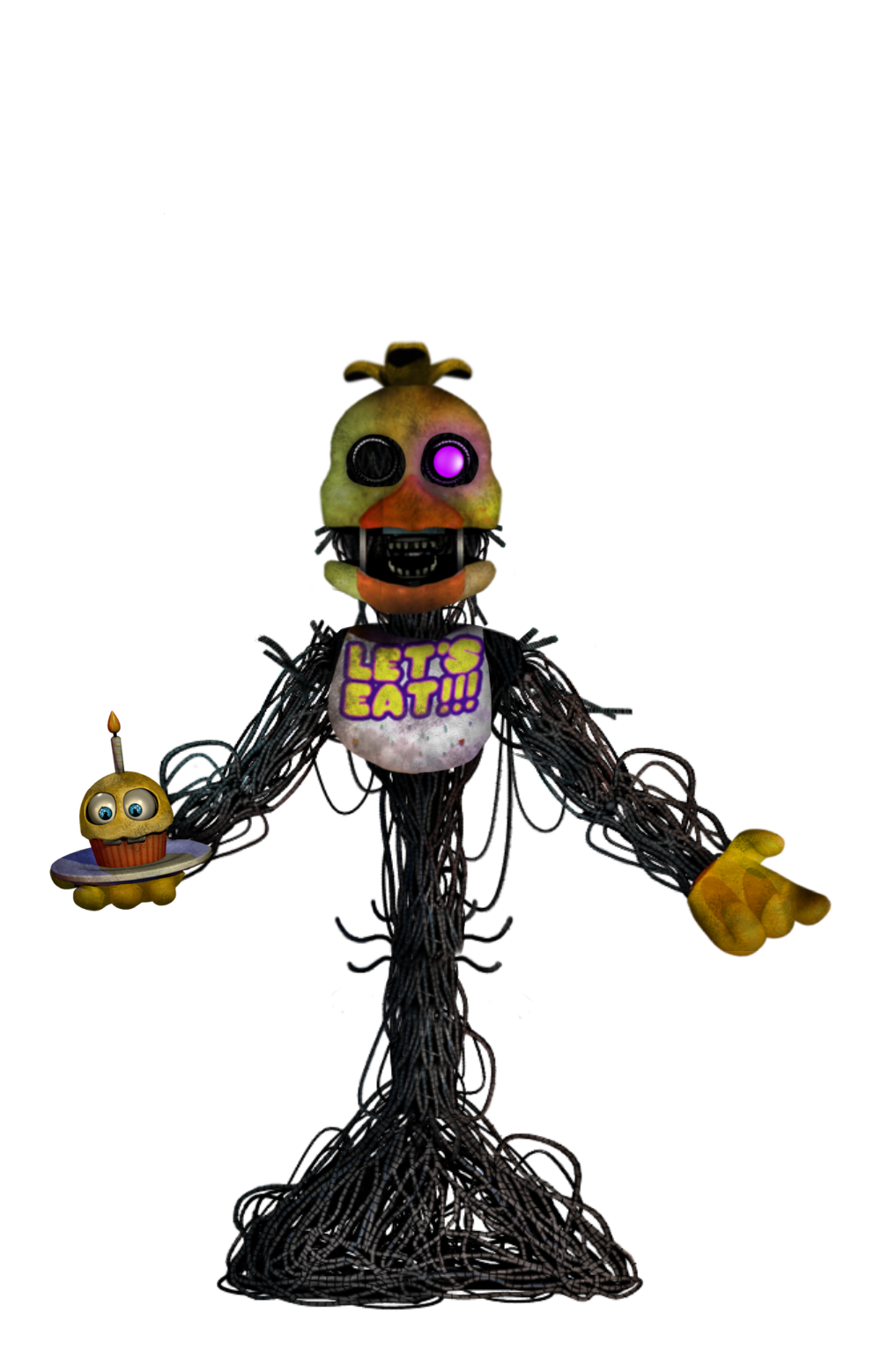 Withered fnaf plus chica by TimetoGetCreative0 on DeviantArt