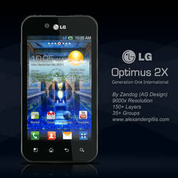 LG Optimus Black .PSD