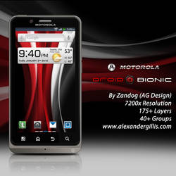 Motorola Droid Bionic Final .PSD by zandog