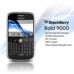 RIM BlackBerry Bold 9000 .PSD