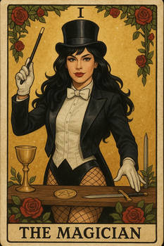 Zatanna Magician Arcana | Comic Book Witch Tarot