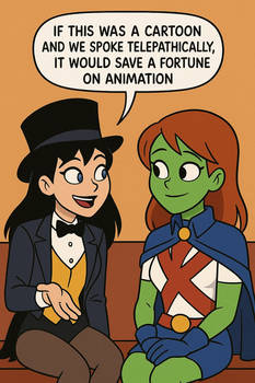 Zatanna Miss Martian.