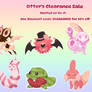Huge clearance SALE