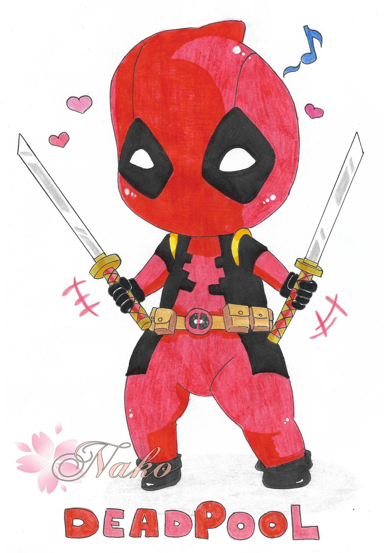 Deadpool colors by SakuritaSasuke on DeviantArt
