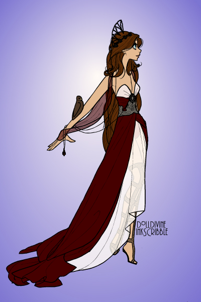 cartoon goddess athena