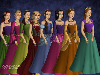 Athena and her Girls. by Katharine-Elizabeth