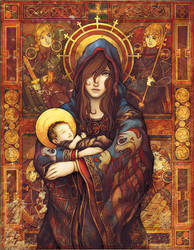 :: Madonna and Child :: by ninebreaker
