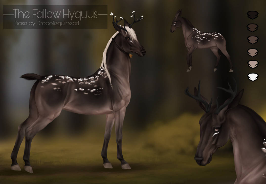 Deviantart Fallow Rare Fallow Hyquus by dropofequineart on DeviantArt