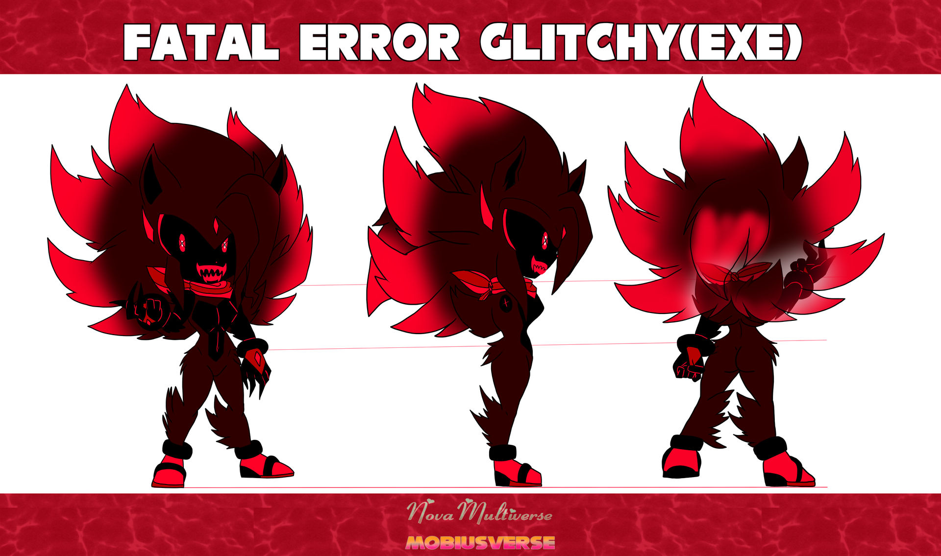 :.:Fatal Error Glitchy(EXE) Reference Sheet:.: by NovaMultiverse on ...