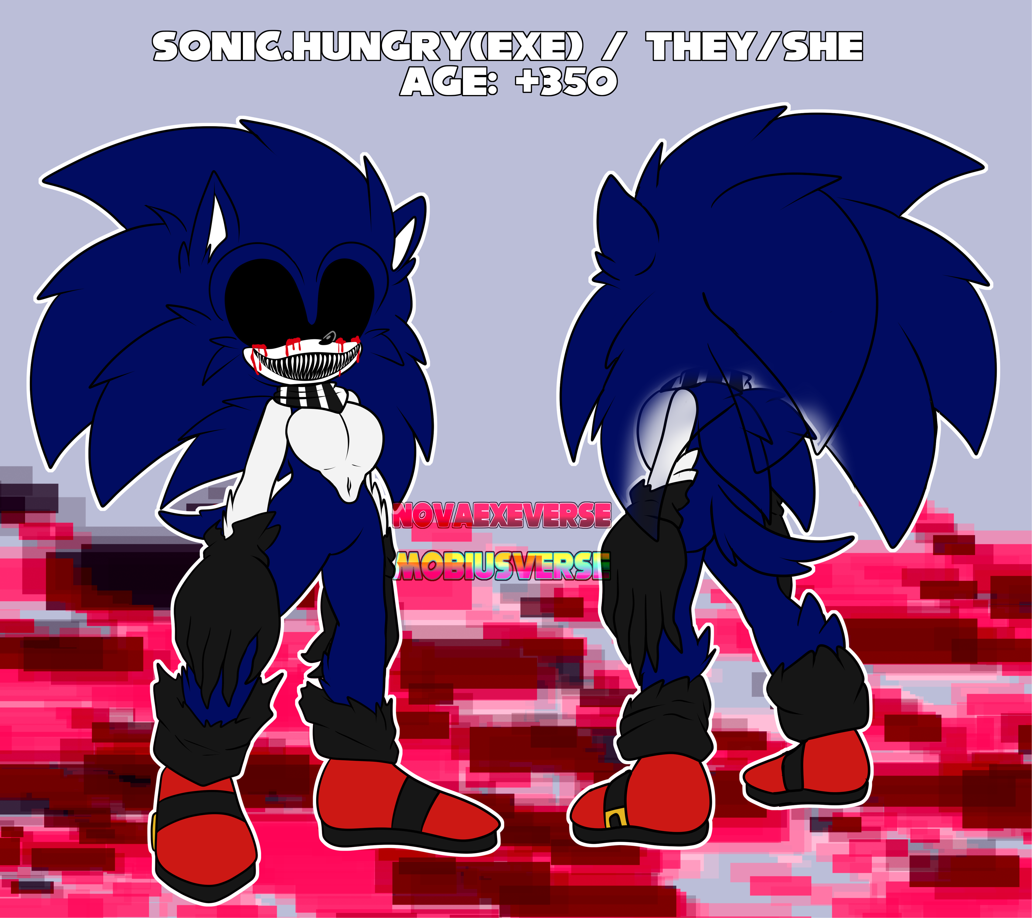 Starved Eggman negotiating with Sonic.exe by EXEExetior on DeviantArt
