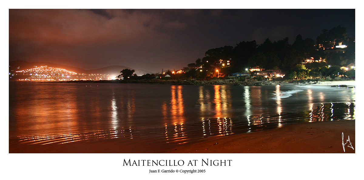 Maitencillo at Night