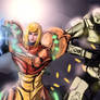 Samus Aran and John Spartan