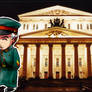 Voroshilov in Bolshoi Theatre after the rain