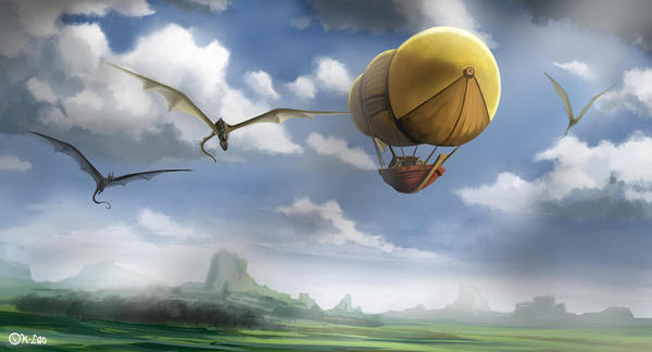 airship by K-Lao