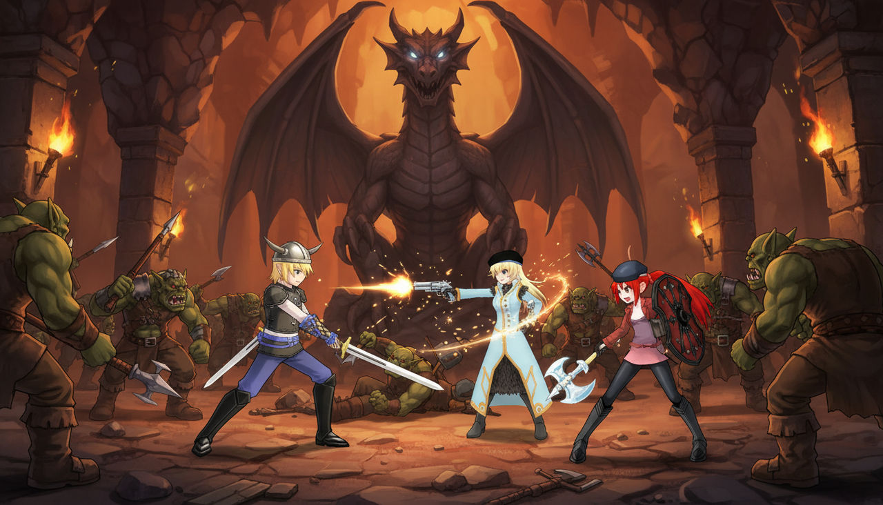 Datatable Battle Image Group Battle v2 by lordjohnstang on DeviantArt