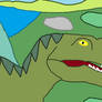 Spinosaurus in Swamp