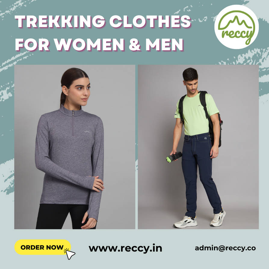 Trekking Clothes for Men  Reccy by reccyoutdoors on DeviantArt