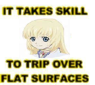 Clumsy Colette meme