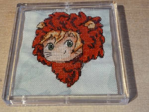 Lancel Lannister cross stitched coaster