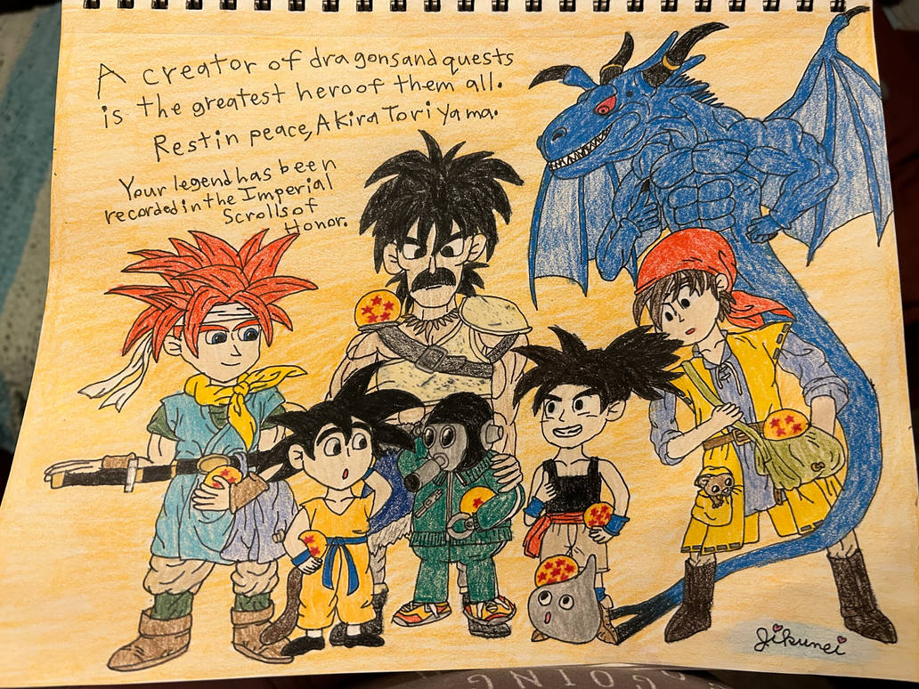 Tribute to Akira Toriyama by Jikunei on DeviantArt