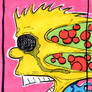 Bart Simpson Art Card