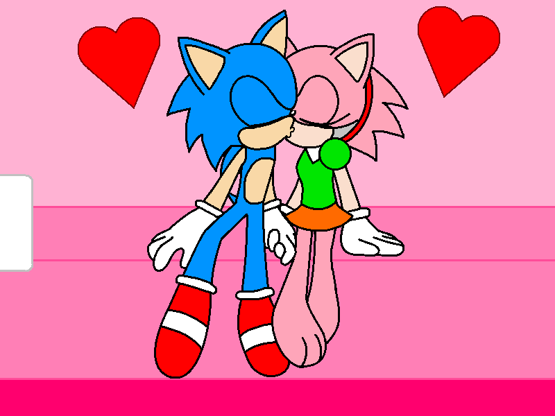 Sonamy Boom kiss by Miszcz90 on DeviantArt