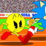 Pac-Man and Sonic at the Olympic Games