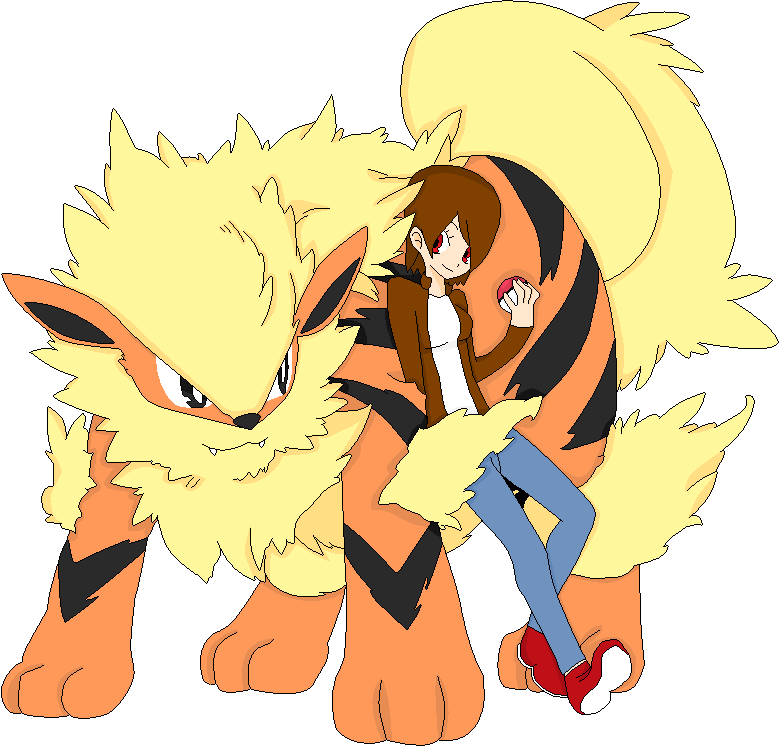 Calie and her Arcanine