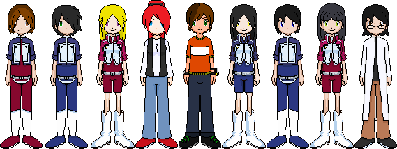 Digimon characters I've made