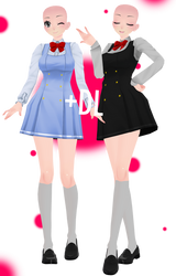 (60 Watchers Gift!) [MMD] Uniform Base (+DL)