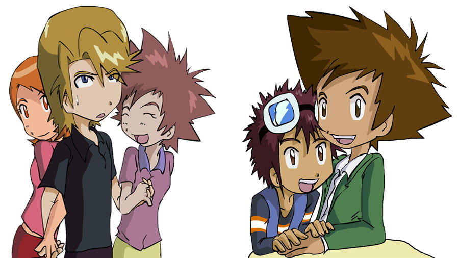 Digimon: Couples of love XD