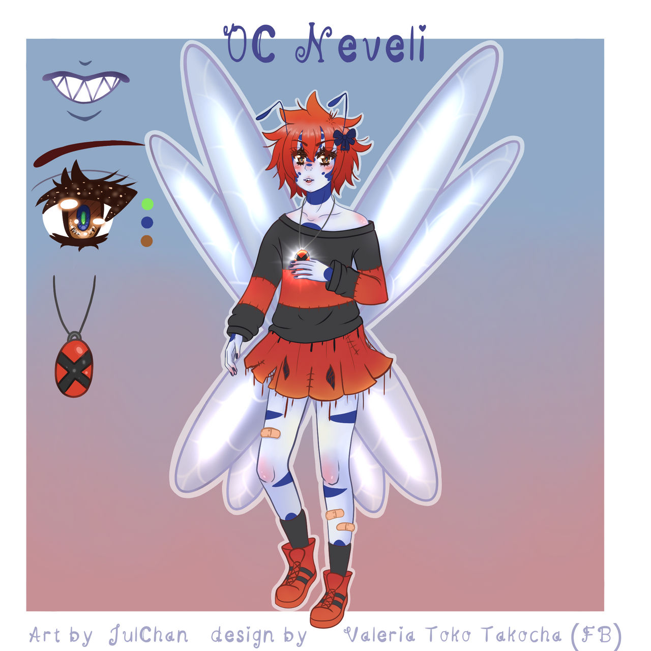Neveli OC Reference: Neveli by 0JulChan0 on DeviantArt