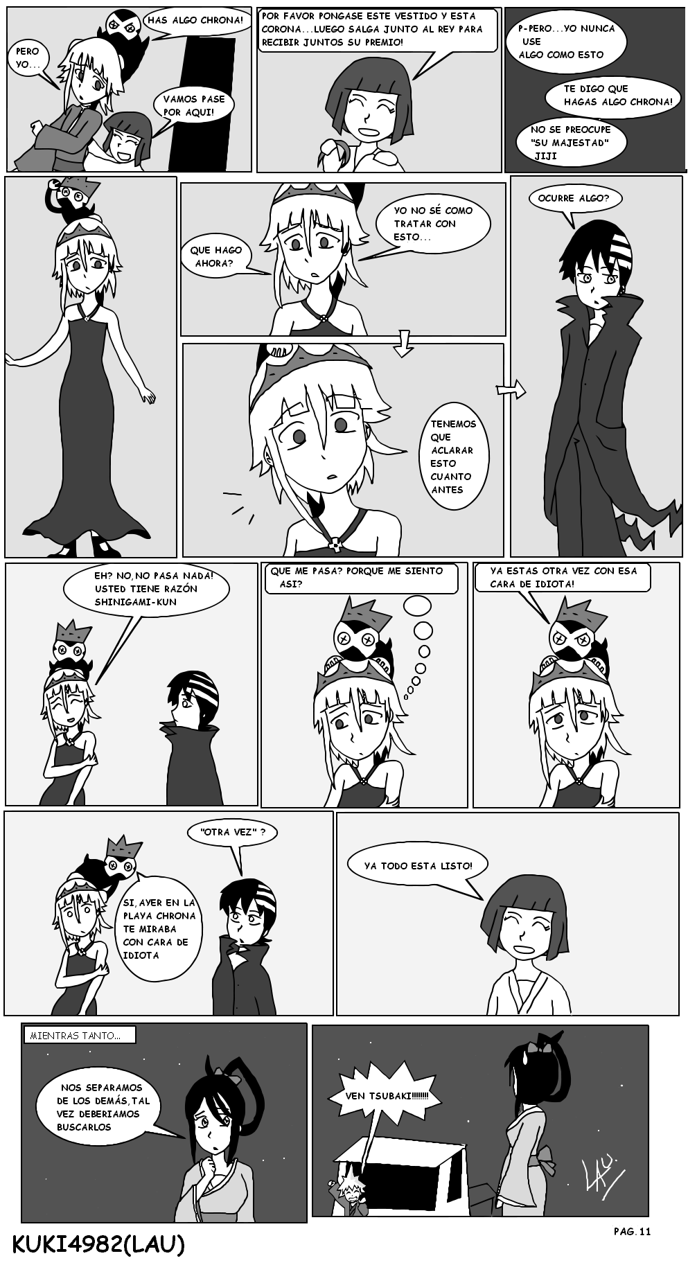 S.E love in the beach pag 11 by kuki4982
