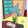 Black Star studying hard