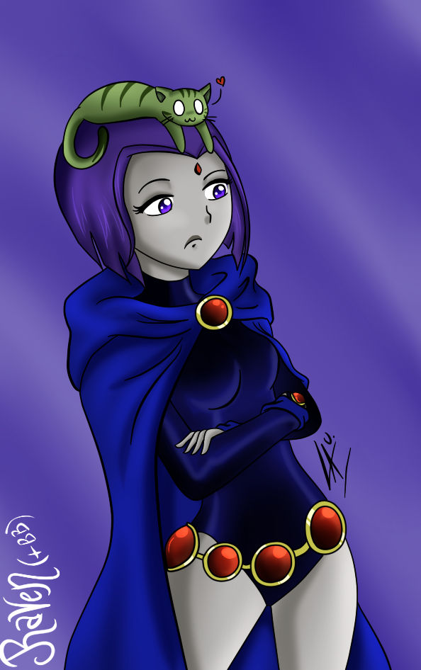 Raven with Kitty BB by kuki4982 on DeviantArt Raven with Kitty BB by kuki4982 on DeviantArt