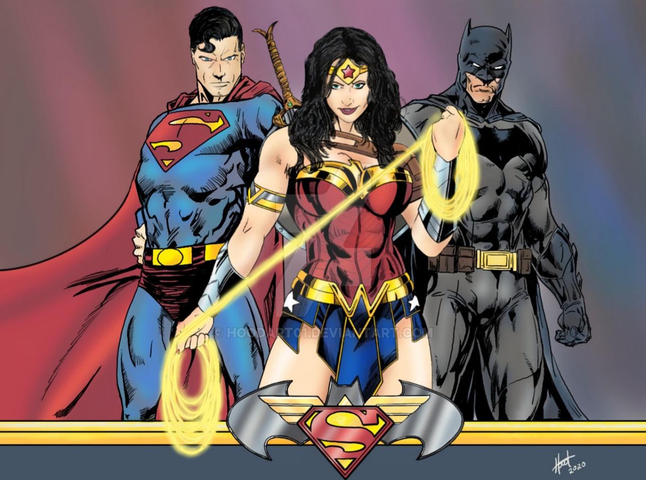 Dc Trinity Character DC Trinity by hoodart01 on DeviantArt