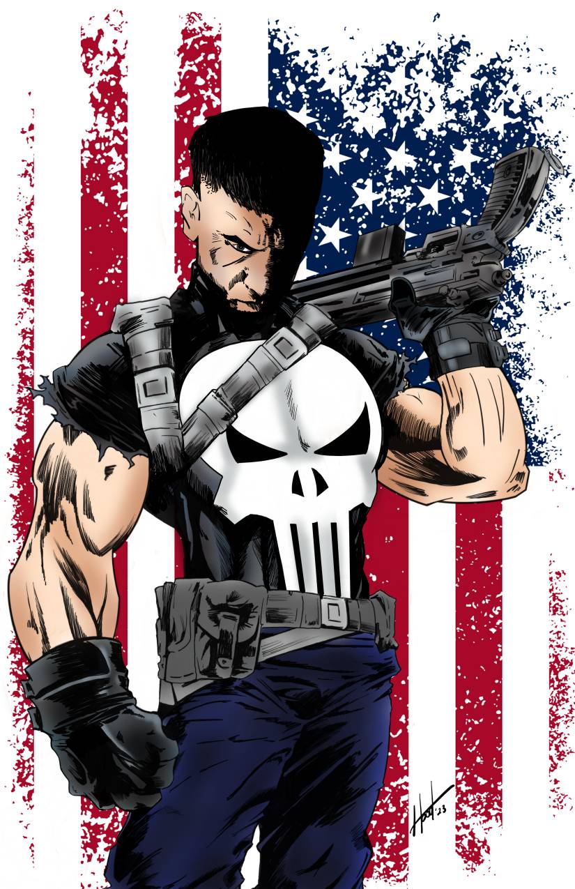 The Punisher by CHUBETO on deviantART  Punisher comics, Punisher marvel,  Punisher