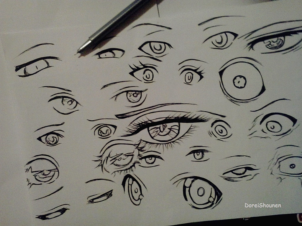 eyes practicing